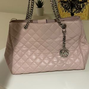 Baby pink Michael Kors Quilted purse